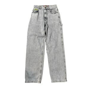 Empyre Tori Jeans Womens Skate Baggy Straight Blue High Waist Jeans Size 4